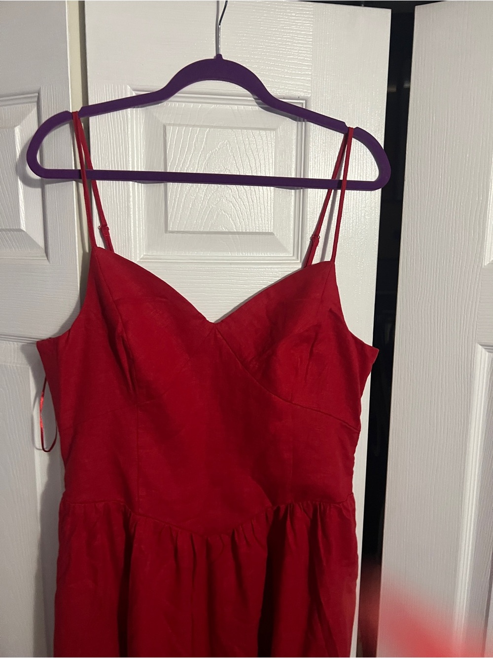 Christian Lacroix Red Spaghetti Strap Maxi Dress - Picture 7 of 12